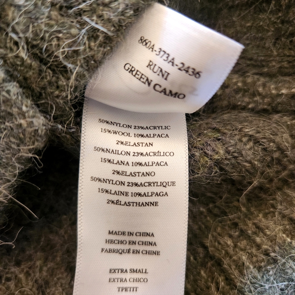 Rails Runi Green Gray Camouflage Button Cardigan … - image 7